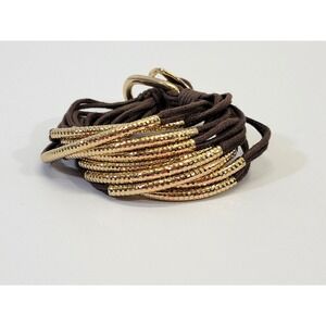 Name Brand Multi-Strand Toggle Bracelet Fashion Statement Jewelry Gladiator EUC‎